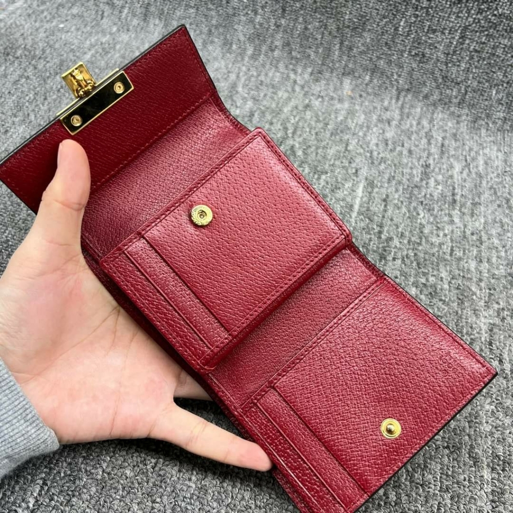 100% Authentic Gucci Padlock Tian Wallet 165-101924 - Picture 10 of 14